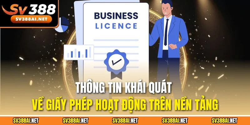 Thông tin khái quát về giấy phép hoạt động trên nền tảng